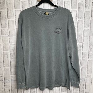 Prairie Mountain distressed long sleeve T-shirt. Size large. Colorado.
